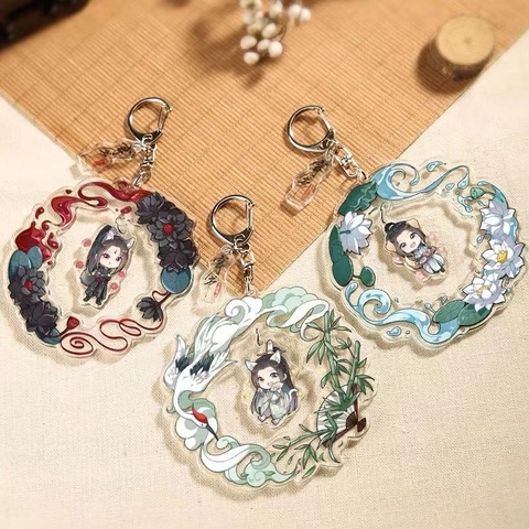 Keyring vòng hoa Hệ Thống Tự Cứu Lạc Băng Hà Thẩm Thanh Thu, hàng chính hãng Omodoki