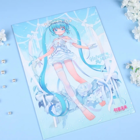 Poster trong suốt Hatsune Miku series Hẹn Ước Miku 39, hàng chính hãng BEMOE