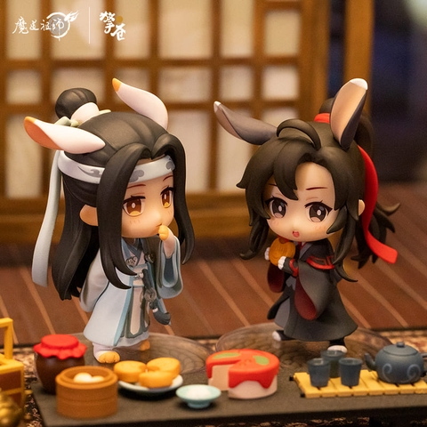 Figure chibi Ma Đạo Tổ Sư Lam Vong Cơ Ngụy Vô Tiện mẫu Tiêu Chúc Tú Nguyệt, hàng chính hãng Qingcang