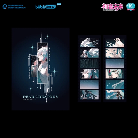 Film Hatsune Miku series Dear Creators/Ngưng Tụ Vị Lai chất liệu PVC dày dặn cực bền kỉ niệm sinh nhật lần thứ 16, hàng chính hãng BEMOE