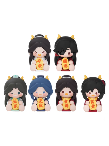 Blindbox figure donghua Thiên Quan Tứ Phúc Hoa Thành Tạ Liên Linh Văn Phong Sư series Long Hạ Tân Hi mắt đậu, hàng chính hãng MiniDoll