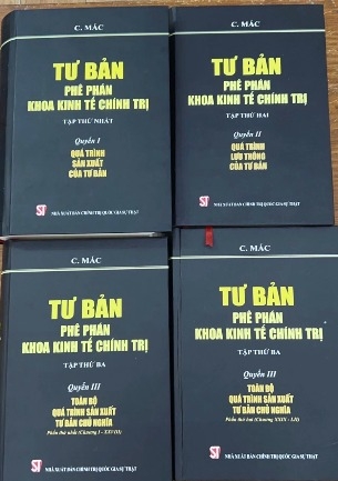Bộ 4 cuốn: tư Bản Phê Phán Khoa Kinh Tế Chính Trị - C. Mac