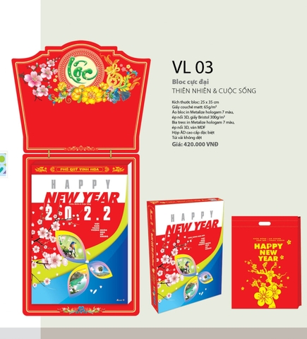 Lịch bloc cực đại: Thiên Nhiên và Cuộc Sống