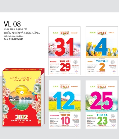 Lịch bloc đại lỡ rời: Thiên Nhiên và Cuộc Sống