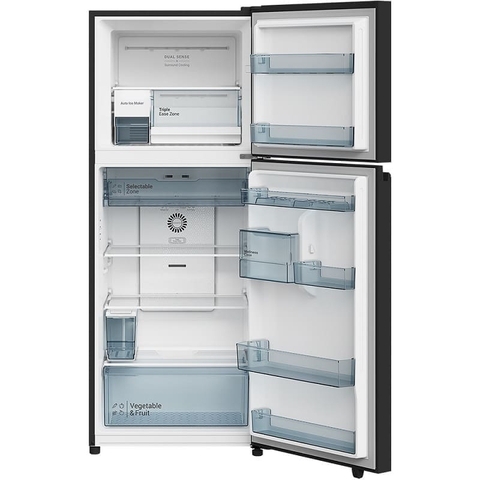 [New] Tủ Lạnh Hitachi 2 Cánh Ngăn Đông Trên 407 lít HRTN6443SAGMGVN màu xám thủy tinh, đá tự động giá tốt