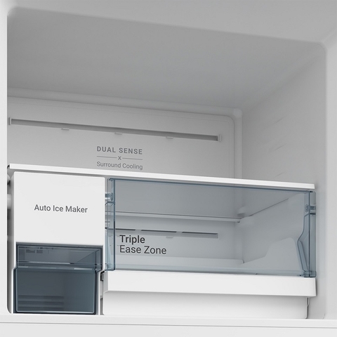 [New] Tủ Lạnh Hitachi 2 Cánh Ngăn Đông Trên 374 lít HRTN6408SAGBKVN màu kính đen, đá tự động giá tốt