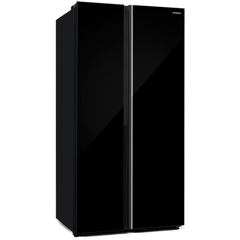[New] Tủ lạnh Hitachi Side by Side 2 cửa 656L HRSN9713ESGBKVN màu kính đen, giá tốt
