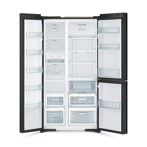 Tủ lạnh Hitachi Side By Side 3 cánh inverter 590 lít R-M800PGV0 (GBK), có sẵn hàng giao ngay