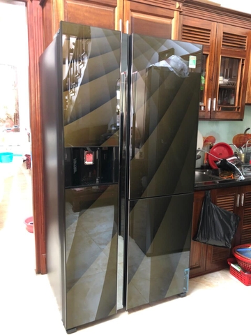 Tủ lạnh Hitachi Side By Side inverter 569 lít R-FM800XAGGV9X (DIA) chính hãng