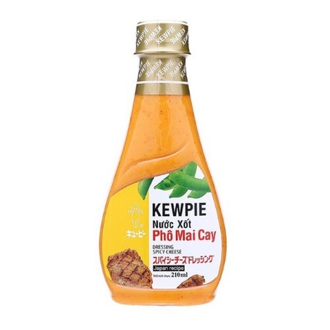 NƯỚC XỐT PHÔ MAI CAY KEWPIE CHAI 210ML
