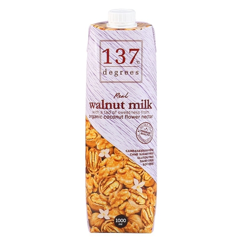 SỮA HẠT ÓC CHÓ NGUYÊN CHẤT 137 DEGREES HỘP 1000ML
