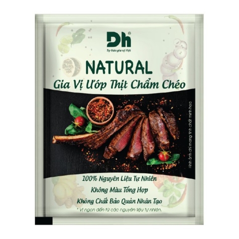 GIA VỊ ƯỚP THỊT CHẨM CHÉO DH FOODS GÓI 10G