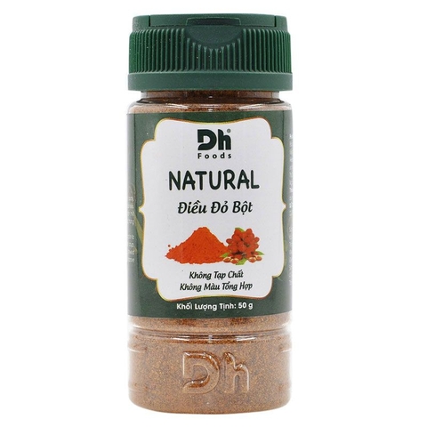 ĐIỀU ĐỎ BỘT DH FOODS HŨ 50G