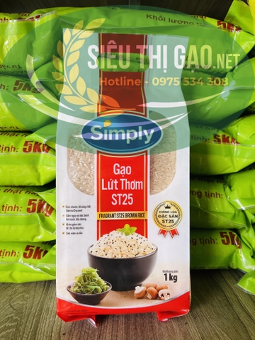 GẠO LỨT THƠM ST25 SIMPLY
