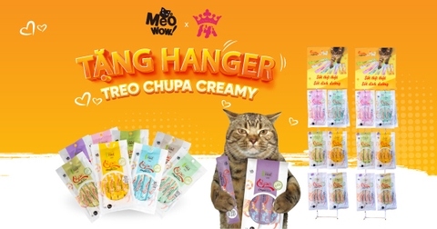 CHƯƠNG TRÌNH: “TẶNG HANGER TREO CHUPA CREAMY”