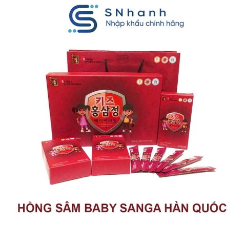[HÀNG CHÍNH HÃNG] Hồng Sâm Baby SangA Hàn Quốc Hộp 30 gói