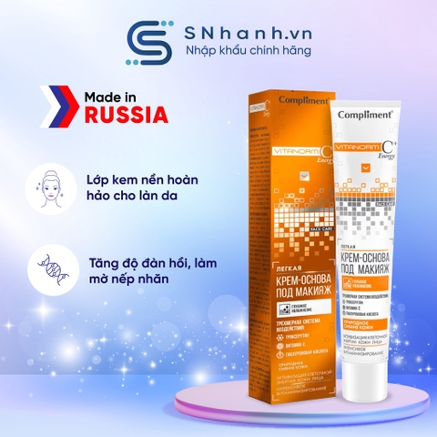 Kem dưỡng da kiêm nền trang điểm Compliment Vitanorm C+ Light 50ml