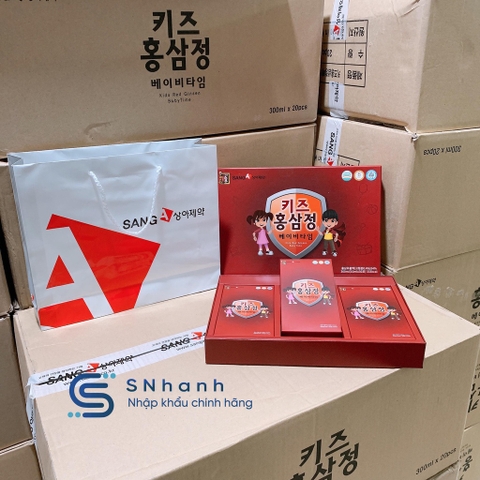 [HÀNG CHÍNH HÃNG] Hồng Sâm Baby SangA Hàn Quốc Hộp 30 gói