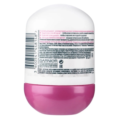 Lăn khử mùi Garnier bảo vệ 48h Invisible Black White Color