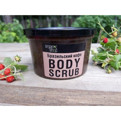 [BẢN NGA] Tẩy tế bào chết Body Cafe Organic Shop 250ml