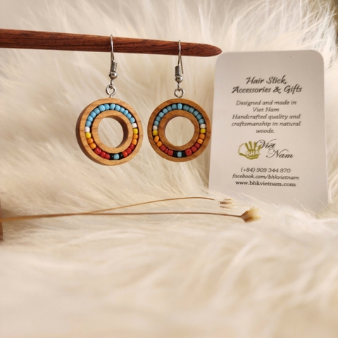 HOA TAI GỖ- ĐÍNH CƯỜM 13