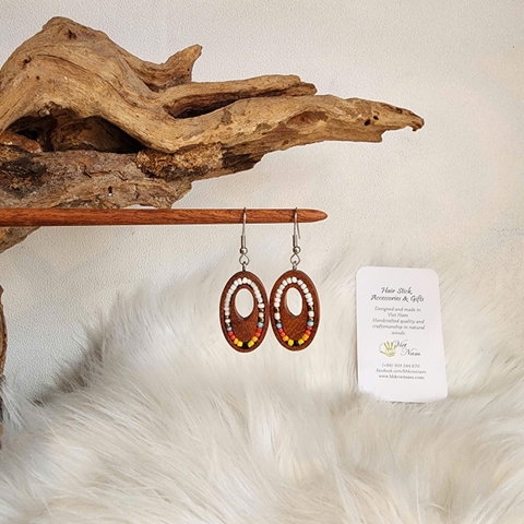 HOA TAI GỖ- ĐÍNH CƯỜM 9