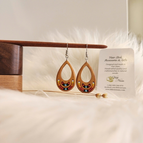 HOA TAI GỖ- ĐÍNH CƯỜM 12