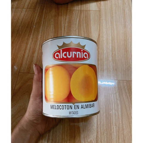 Đào ngâm Alcurnia 825g