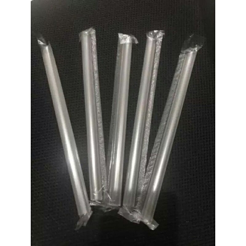 Ống hút trân châu trắng có màng 500g