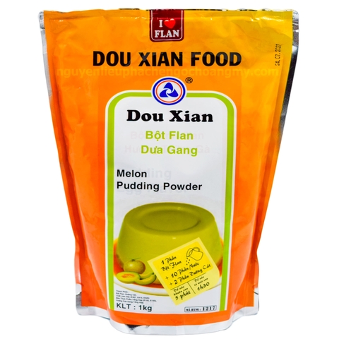 Bột pudding DƯA GANG Dou Xian 1kg (12 Bịch/T)