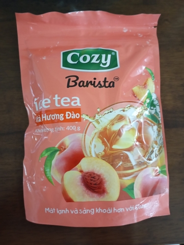 Trà đào hòa tan Ice Tea Cozy 400g (16g/th)