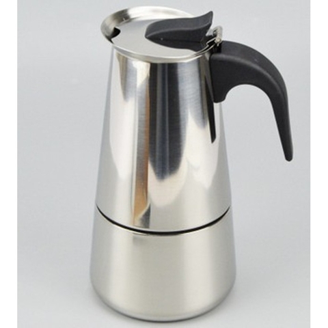 Ấm pha cà phê moka pot inox 4 cup 200ml