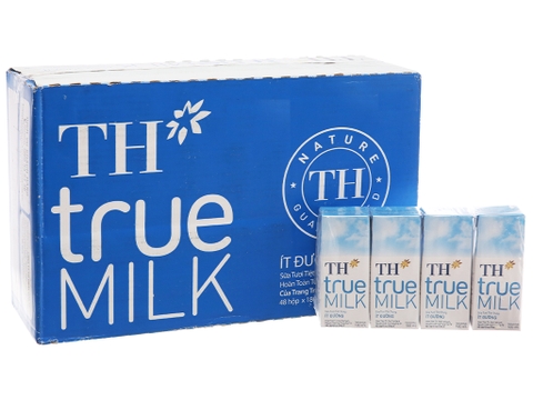 Sữa tươi ít đường TH True Milk 180ml*48
