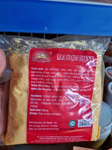 Bơ Margarine - Báo Châu Mỹ 1kg