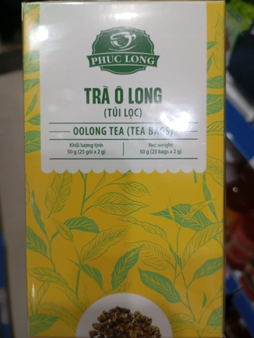 Trà OLONG túi lọc Phúc Long 25x2g (20 Hộp/T)