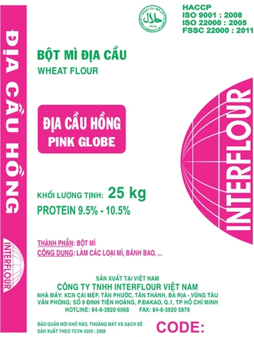 Bột mì Địa cầu Interflour số 11