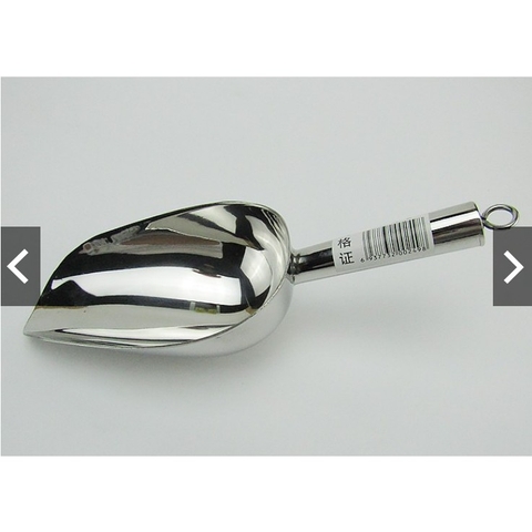 Múc đá inox size số 5 9.5x12.5x8.5cm