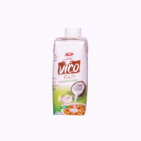 Nước cốt dừa cao cấp Vico 330ml (24 Hộp/T)