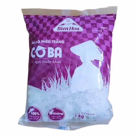 Đường phèn Cô Ba trắng 1kg