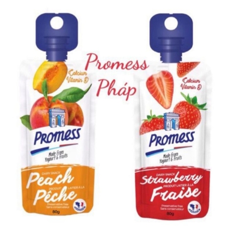 Sữa chua Promess trái cây nghiền