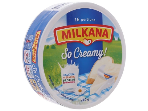 Phô mai 16 miếng Milkana 240g