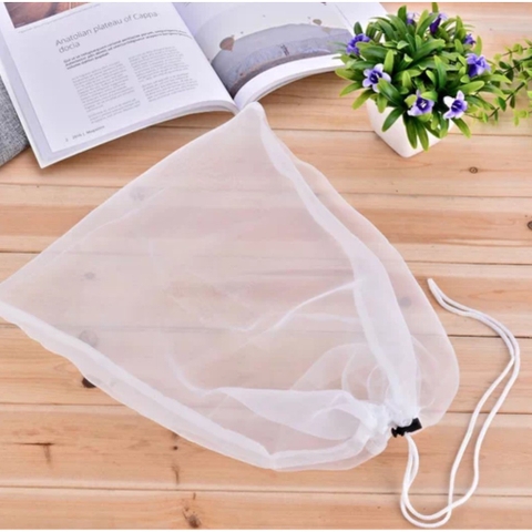 Túi vải lược trà (CÓ DÂY RÚT) 36x34cm