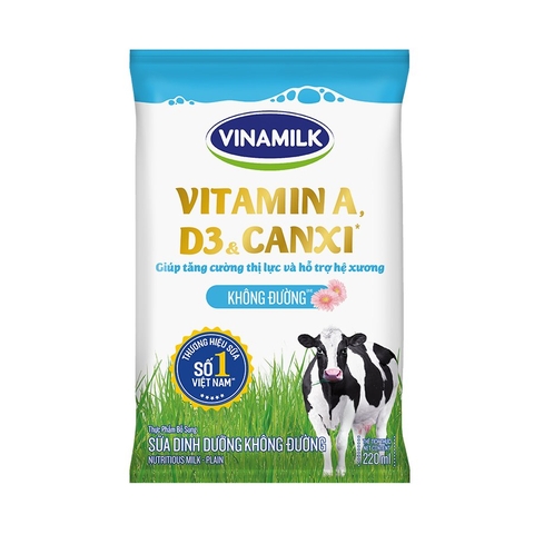 Sữa tươi bịch Vinamilk 220ml