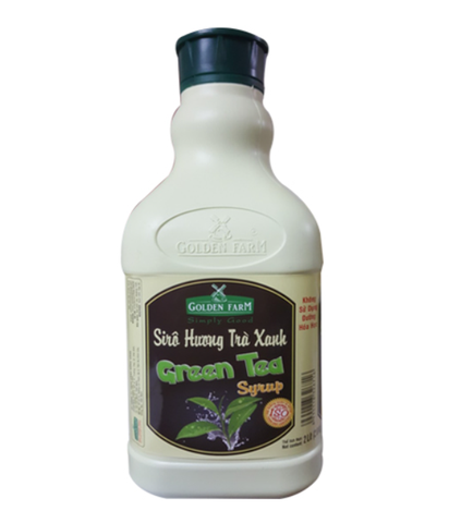 Siro TRÀ XANH (MATCHA) Golden Farm 2L (6 Cal/T)