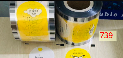 Cuộn màng dập cốc vàng good morning số 8