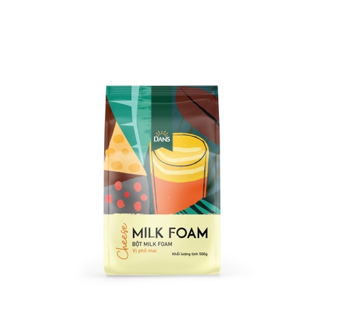 Bột milk foam cheese (phô mai) Dans 500g