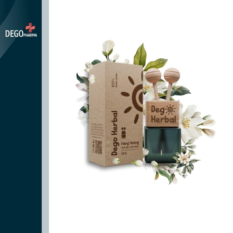 Tinh Dầu Thiên Nhiên Cao Cấp HOA LÀI Thơm Phòng, Thư Giãn Dego 10ml - Tặng kèm que khuếch tán