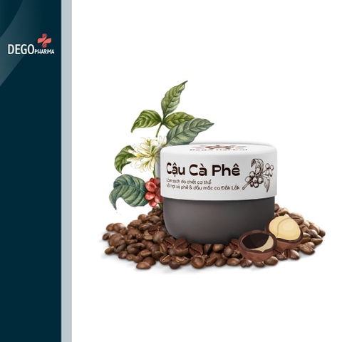 Hũ tẩy da chết body Dego 250G- Chiết xuất cà phê Đắk Lắk làm sạch, mịn và sáng da