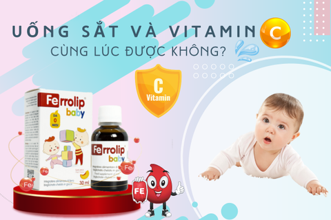 Cho bé sử dụng sắt và vitamin C cùng lúc được không?