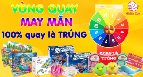 Vòng quay may mắn - Quay là trúng